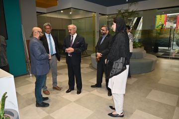 Vice Chancellor Air University Islamabad Visits NASTP