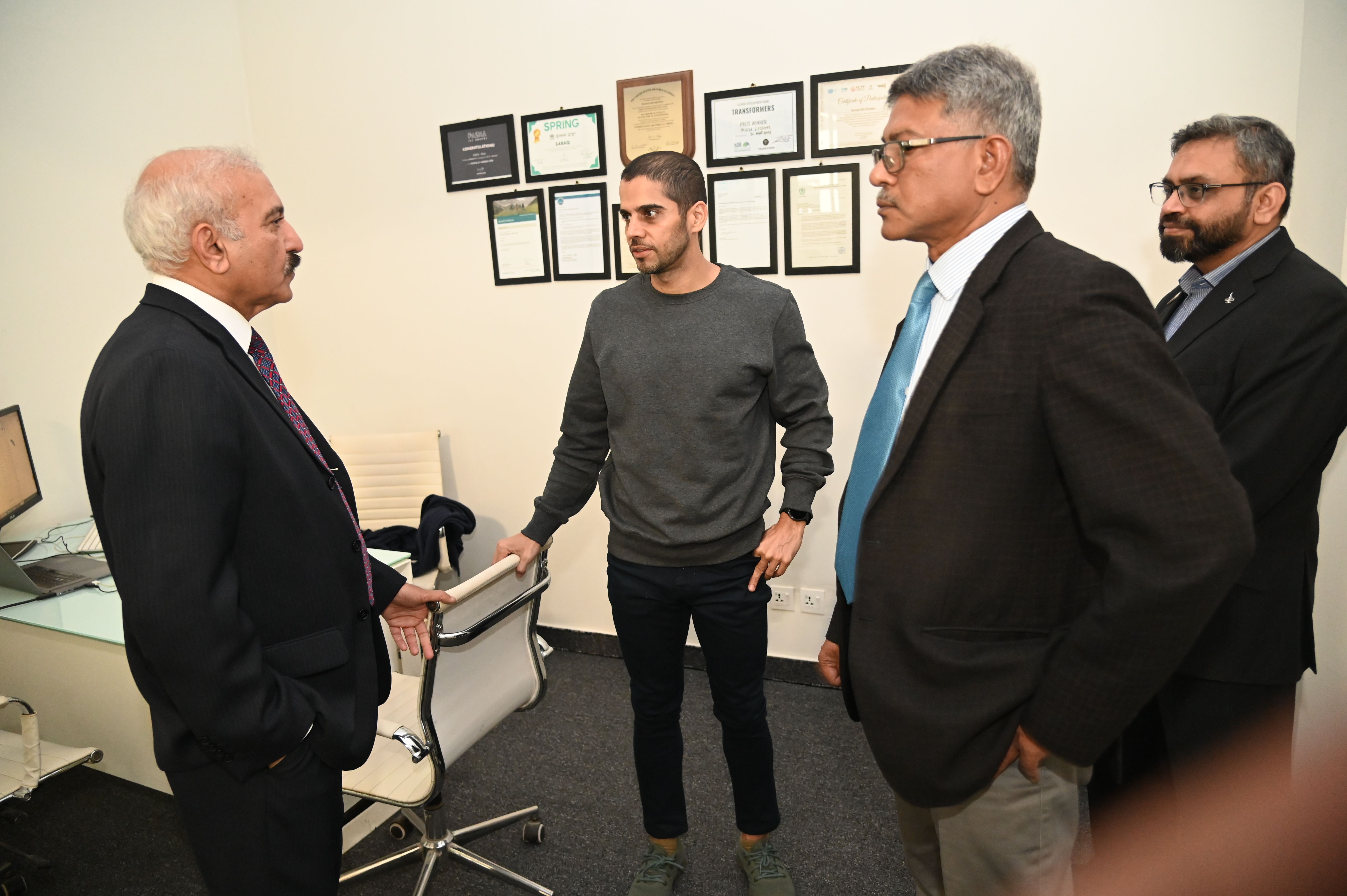 Vice Chancellor Air University Islamabad Visits NASTP-19-01-2024
